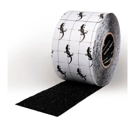 Top Tape And Label Gator Grip Coarse Grit Anti-Slip Tape, Black, 4"W x 50'L Roll, SG6504B SG6504B